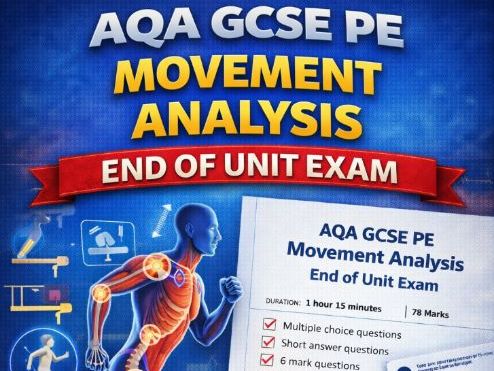 AQA GCSE PE Movement Analysis End of Unit Exam