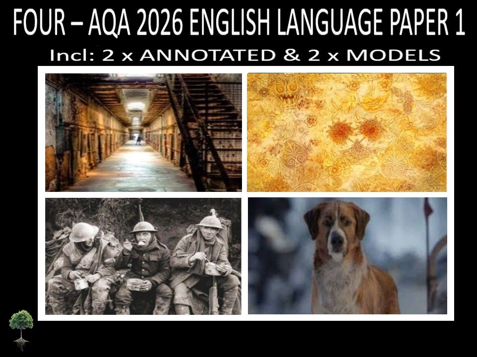 FOUR - AQA PAPER 1 | 2026 FULL MOCKS | ANNOTATED | MODELS