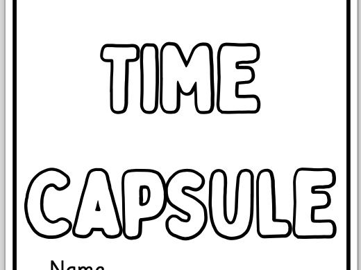 My Time Capsule Booklet