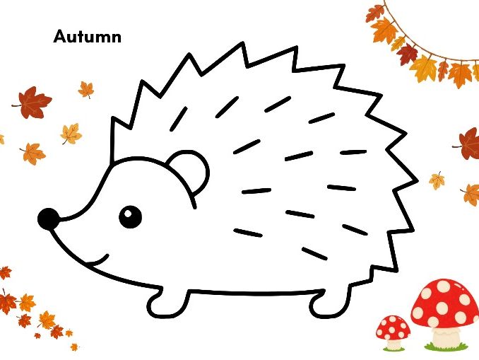 Autumn Art Templates – 6 Designs – Pattern, Painting, Collage & Dot Art – EYFS