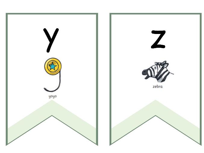 Phonics Bunting