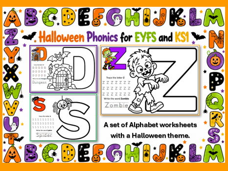 Halloween Phonics Set for EYFs and KS1