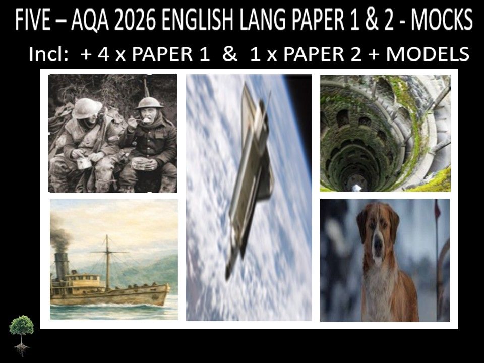 FIVE - AQA PAPER 1 & 2 | 2026 FULL MOCKS | MODELS