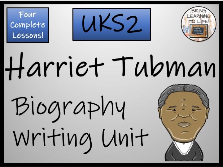 Harriet Tubman Biography Writing Unit | Year 5 or Year 6 | Black History