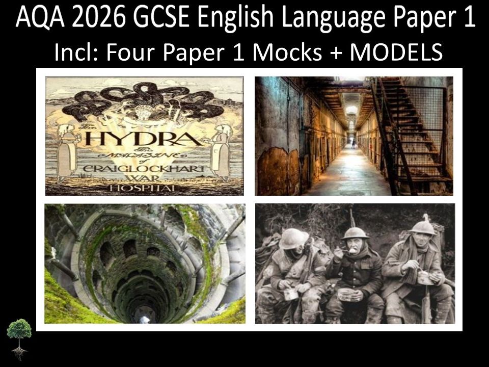Four AQA 2026 GCSE English Language Paper 1 Mocks | Models