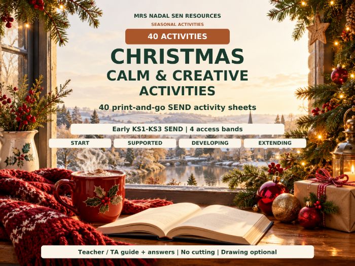 Christmas Calm | 40 SEND Activities