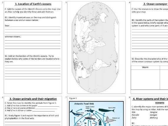 KS3 Oceans booklet