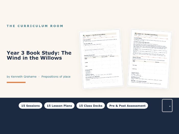 The Wind in the Willows Whole-Class Reading Unit: 15 Lessons & Slides | Year 3