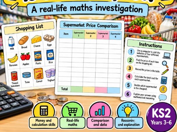 Which Supermarket Is the Cheapest? | Real-Life Maths Investigation