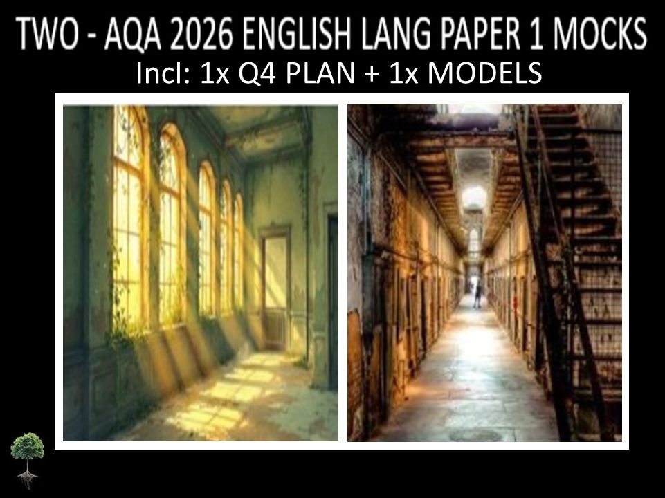 TWO - AQA PAPER 1 | 2026 FULL MOCKS | Q4 PLAN | MODELS