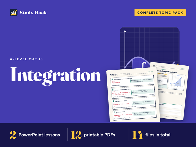 A-level Maths Integration Complete Pack