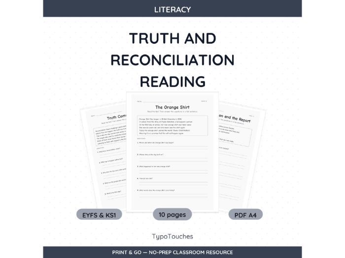 Truth and Reconciliation Reading | 10 pp