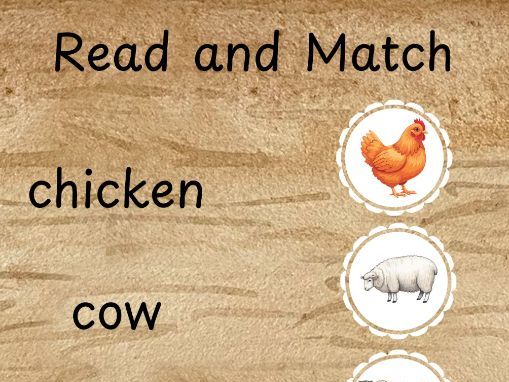 Farm - Read and Match