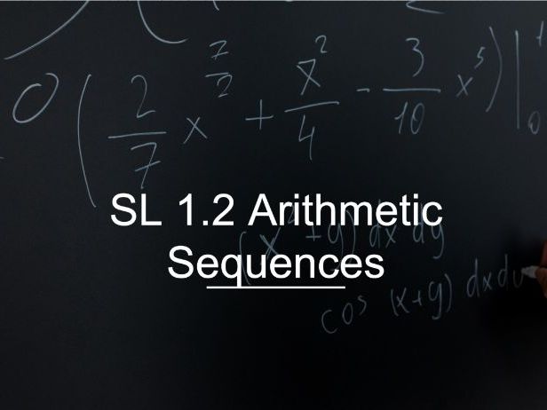 IB Math AI SL 1.2 - Arithmetic Sequences