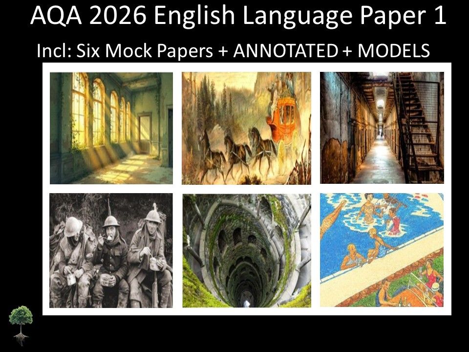 Six AQA 2026 English Language Paper 1 Mocks | Annotated, Models