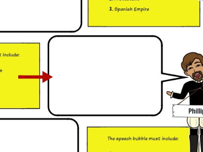 Causes of the Spanish Armada - Storyboard Worksheet