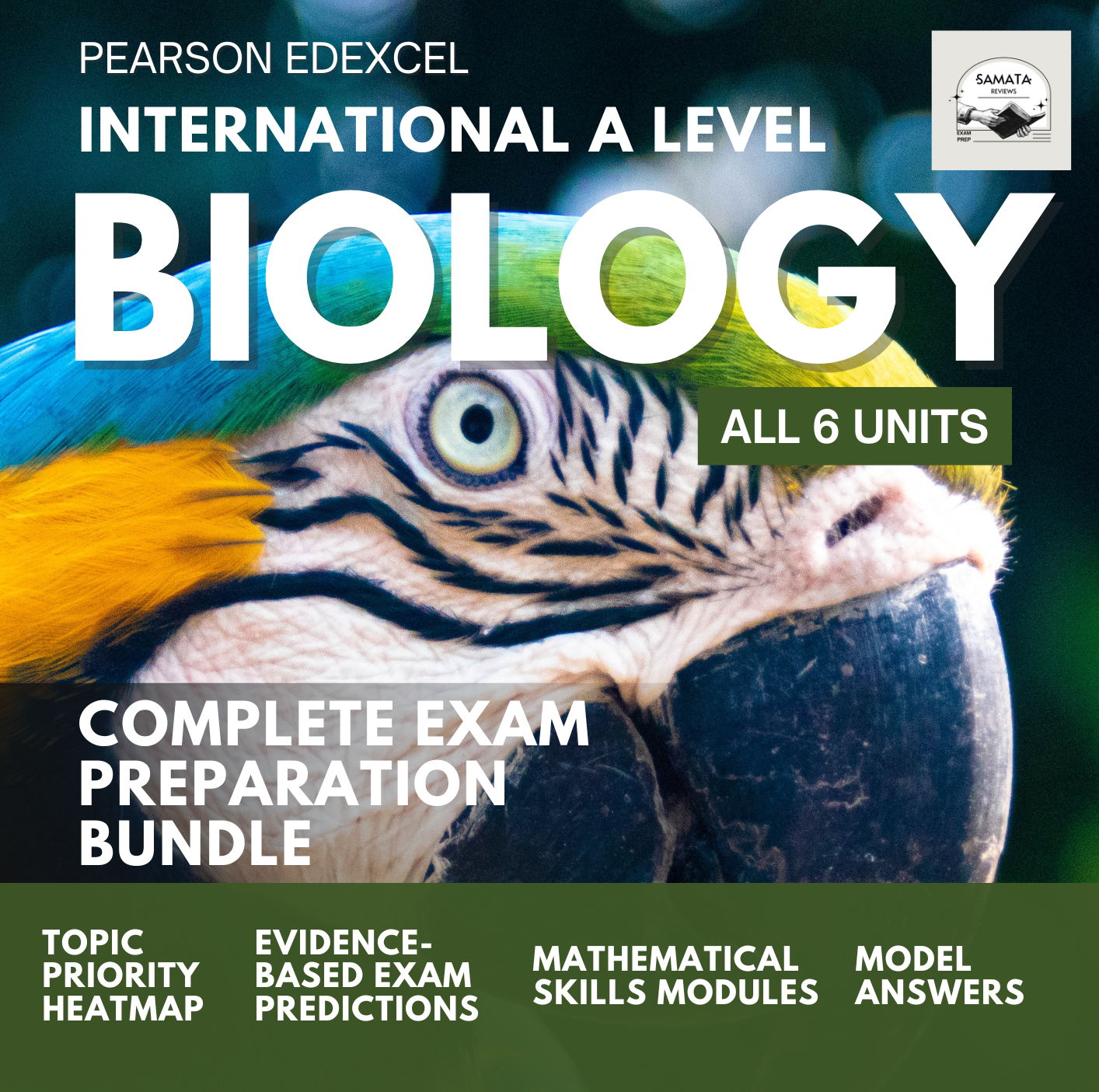 Pearson Edexcel IAL Biology YBI11/XBI11 Complete Exam Preparation Revision Guides Bundle: Past Paper Analysis, Topic Heatmap, Predicted Topics, Practical Skills and much more