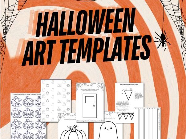 Halloween Art and Craft Activities for Schools | Printable Halloween Templates