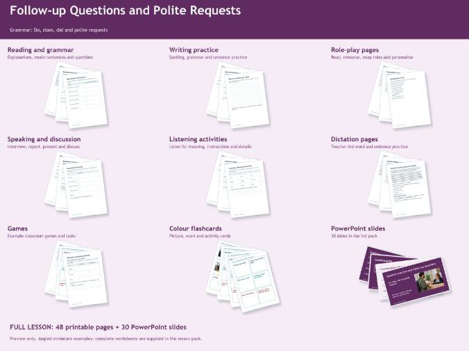 Follow-up Questions and Polite Requests