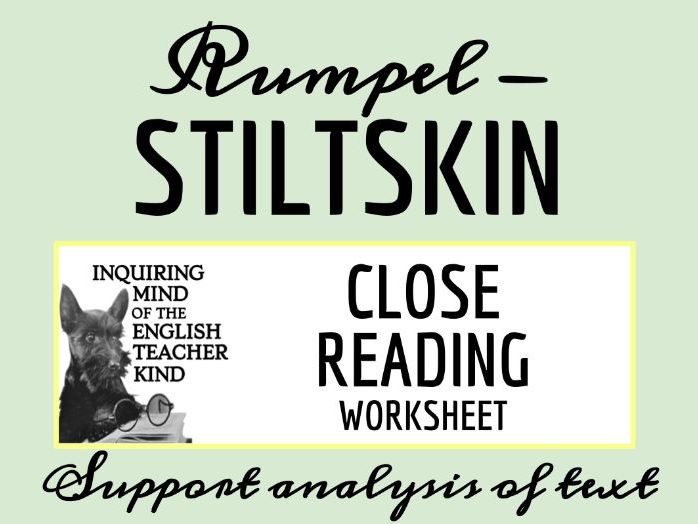 Grimms' Fairy Tale "Rumpelstiltskin" Close Reading