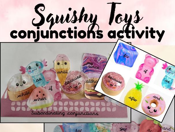 Squishy Subordinating and Coordinating Conjunctions Sorting Activity
