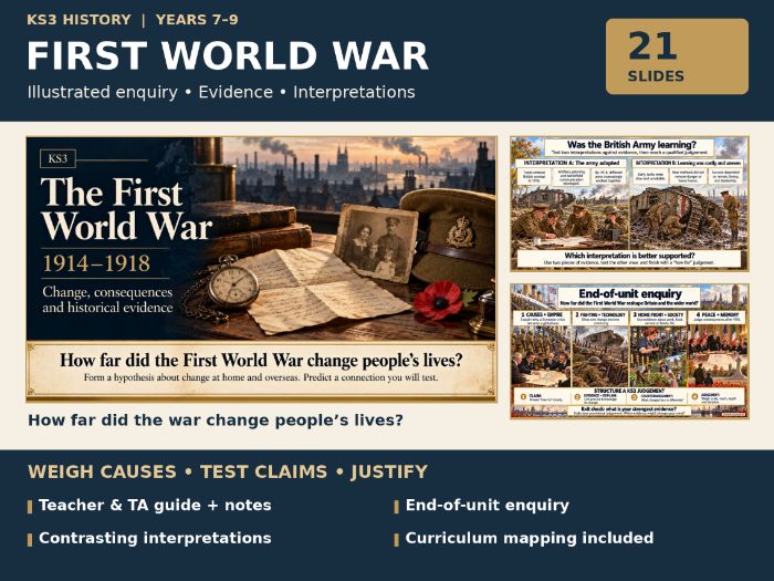 First World War KS3
