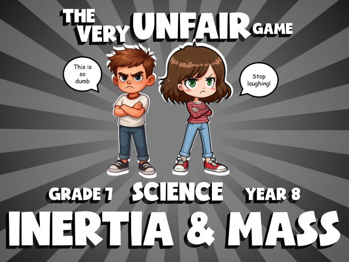 Inertia & Mass VERY UNFAIR GAME | No-Prep Year 8 Science Review Activity