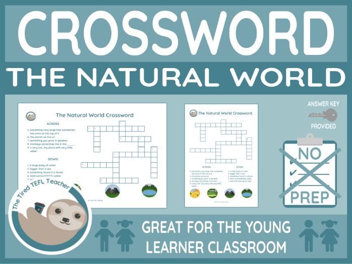 ESL The Natural World Crossword