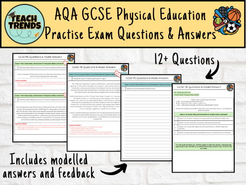 AQA GCSE Physical Education Practise Exam Questions & Answers