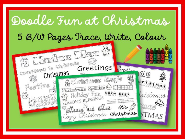 Doodle Fun at Christmas KS1