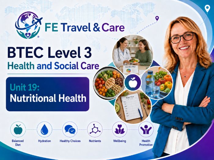 BTEC Level 3 Health and Social Care Unit 19 | Exemplar Student Assignment