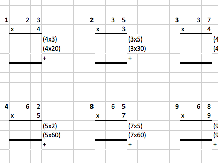 Multiplication Worksheets