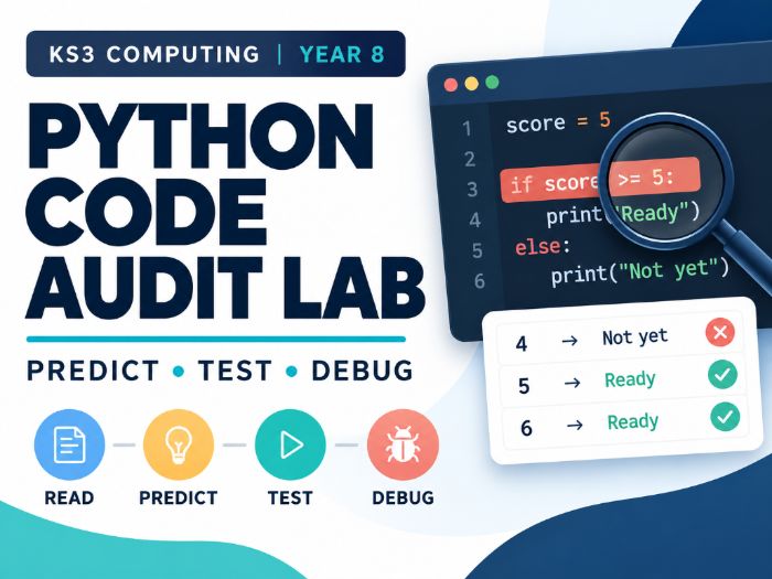 KS3 Python Debugging & Testing Lesson
