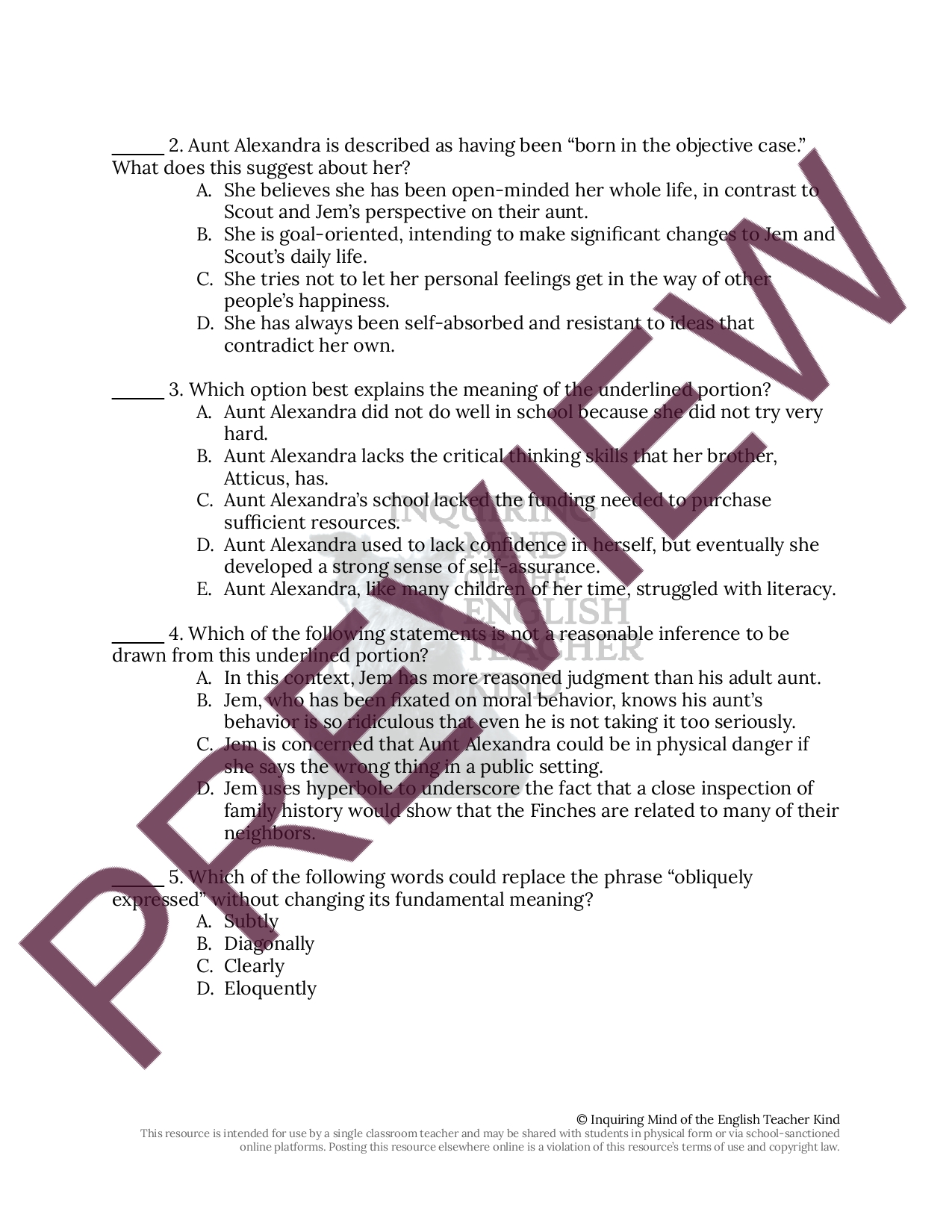 To Kill A Mockingbird Chapter 13 Summary To Kill a Mockingbird Chapter 13 Close Reading Worksheet | Teaching