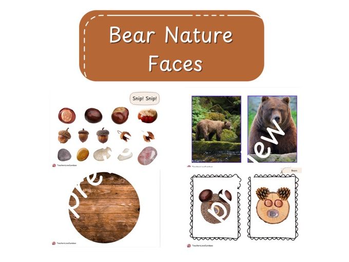 Bear Nature Faces
