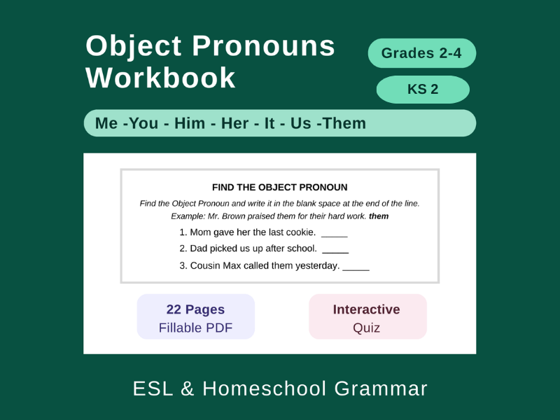 Object Pronouns: Gr 2-4 / KS 2