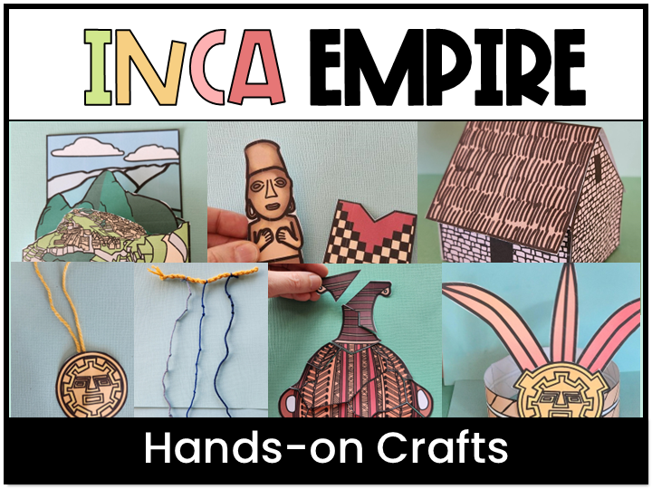 Hands-on Inca Empire Art Crafts Incans Activities KS2