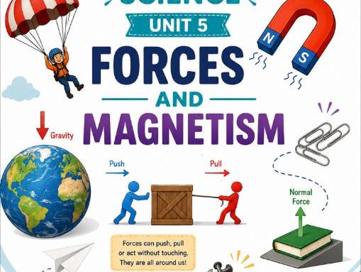 Grade 5 Science Forces & Magnetism Activity Workbook – 30 Pages