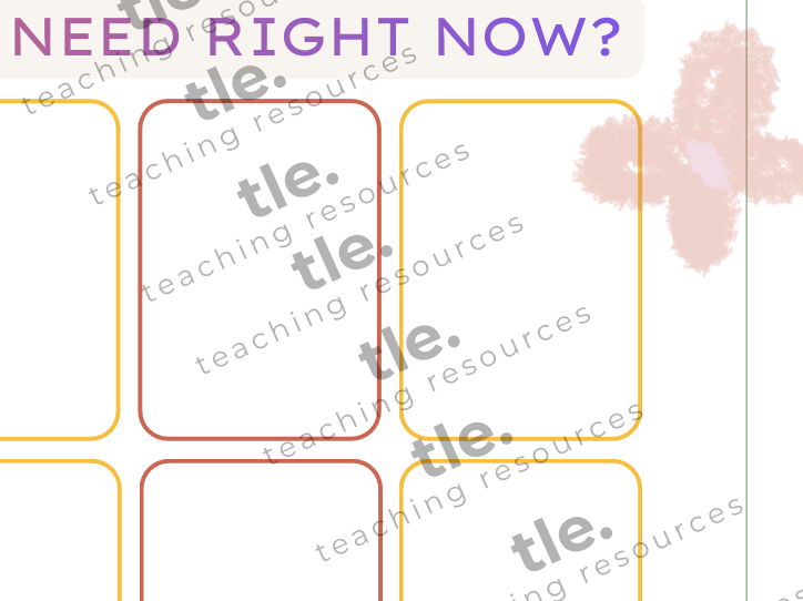 What Do I Need Right Now? | KS2 SEN Sensory & Regulation Visual Cards