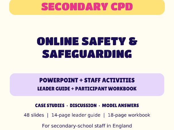 Online Safety & Safeguarding | Secondary CPD