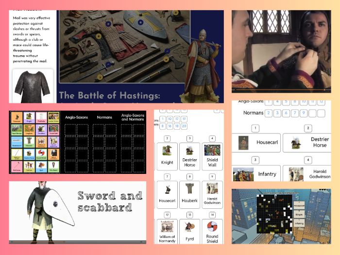 KS3/Common Entrance Medieval Realms - The Battle of Hastings: Anglo-Saxon and Norman Soldiers