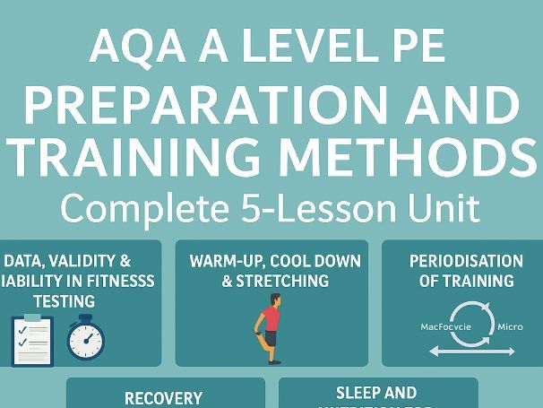 AQA A Level PE – Preparation and Training 5-Lesson Unit