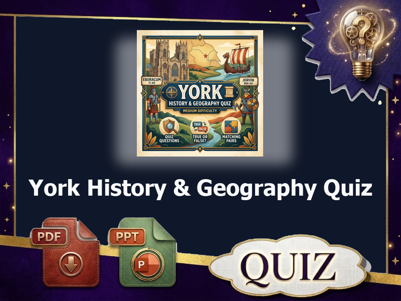 York History & Geography Quiz : 57 QUIZ & answer