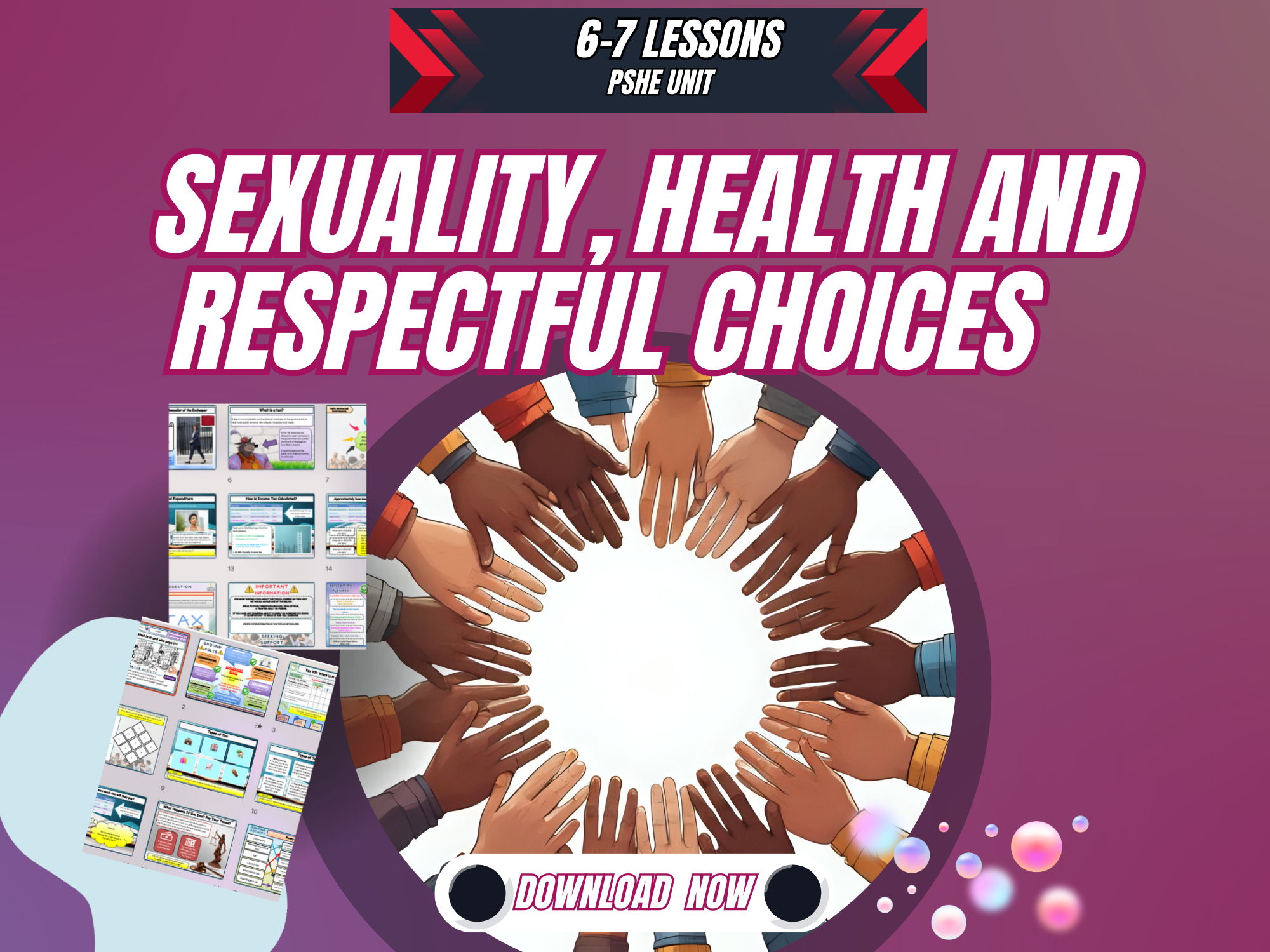 Sexuality, health and relationships PSHE lessons KS3 KS4