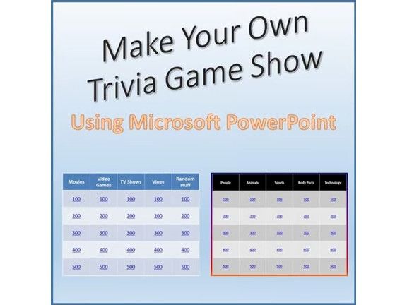 Make Your Own Trivia Game Show for Teaching Microsoft PowerPoint Skills