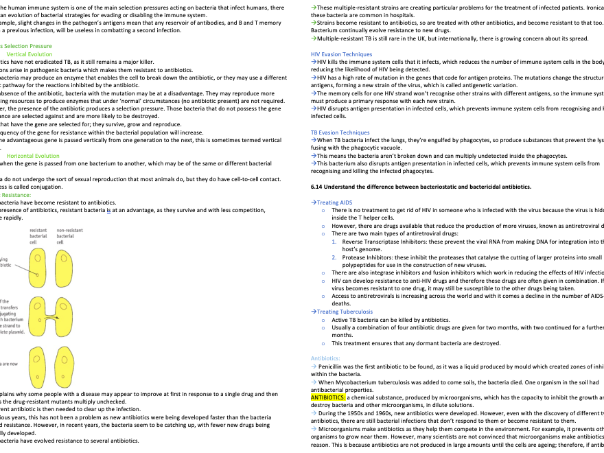 Biology Unit Topic  6 Salters Nuffield Edexcel New Specification 2015