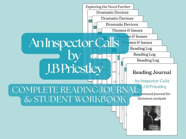 An Inspector Calls by J.B Priestley – Complete Reading Journal & Study Guide