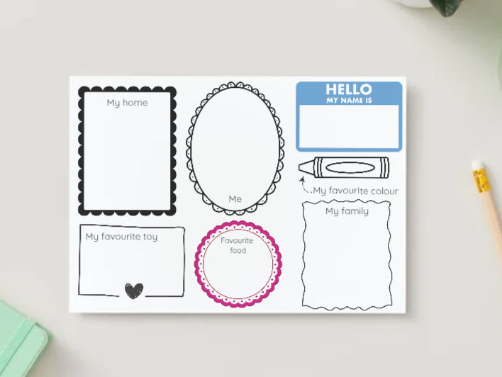 All About Me Worksheet “Getting to Know Me”