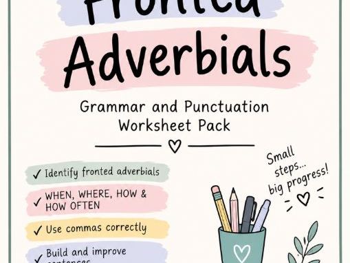 Year 4 Fronted adverbials