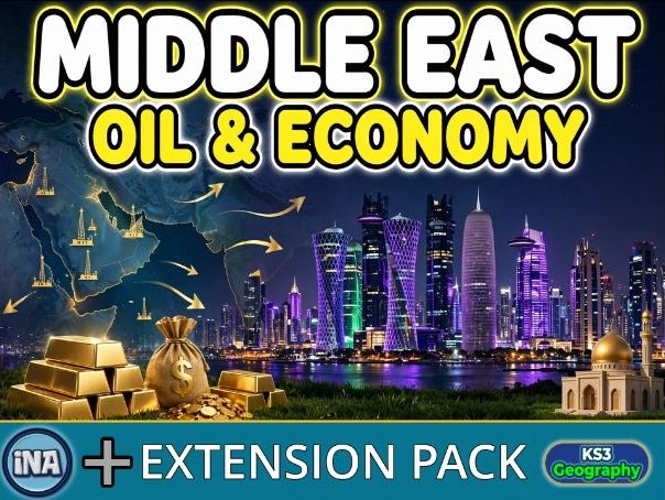 Natural Resources and the Economy in the Middle East - KS3 Geography Extension Pack
